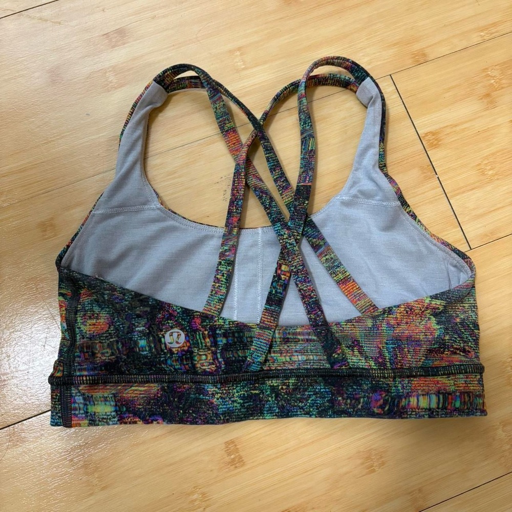 lululemon athletica Multicolor Strappy Crossback Sports Bra
